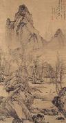 Tang Yin Walking by the Stream